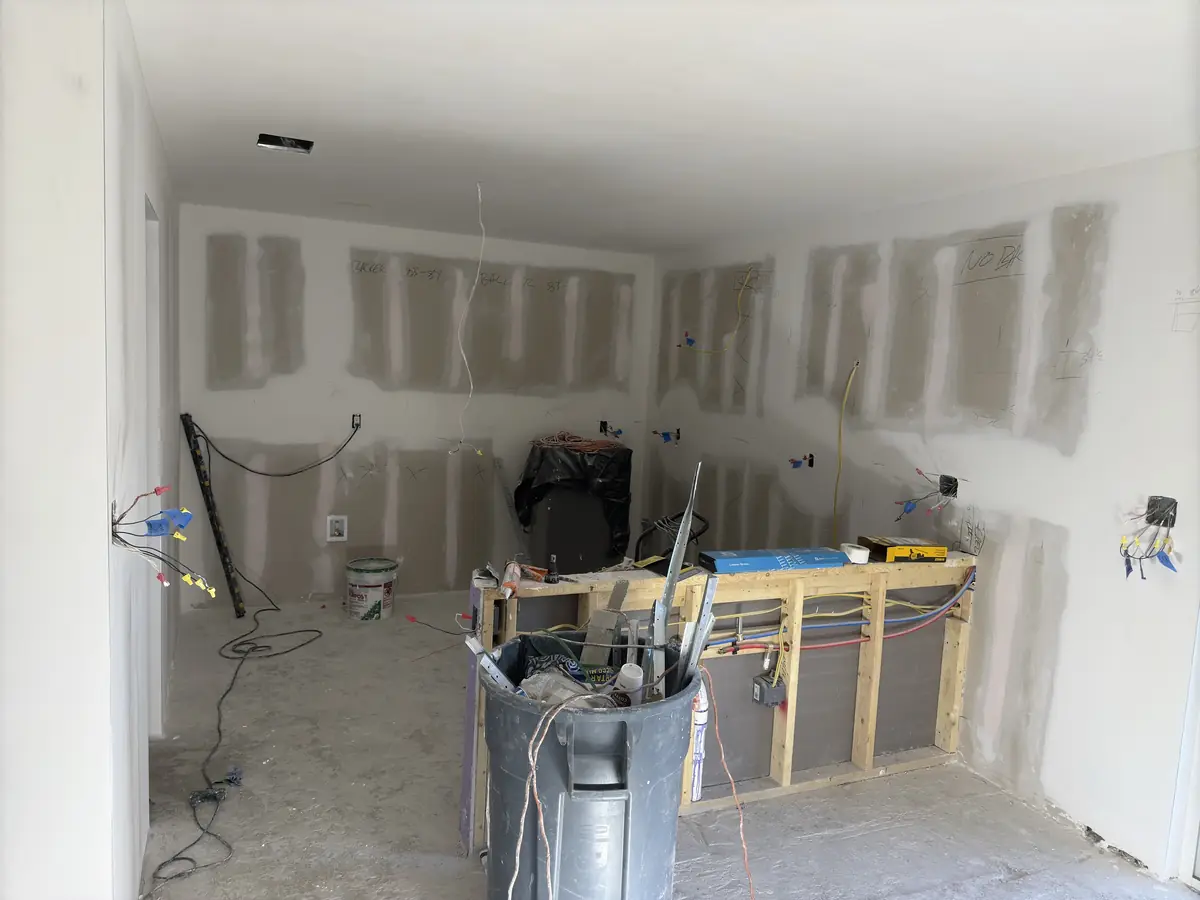 OPC renovation in progress; illustrative of renovation scope