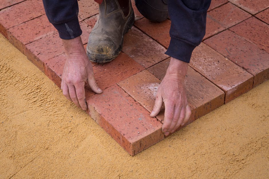 paver patio base compaction sand
