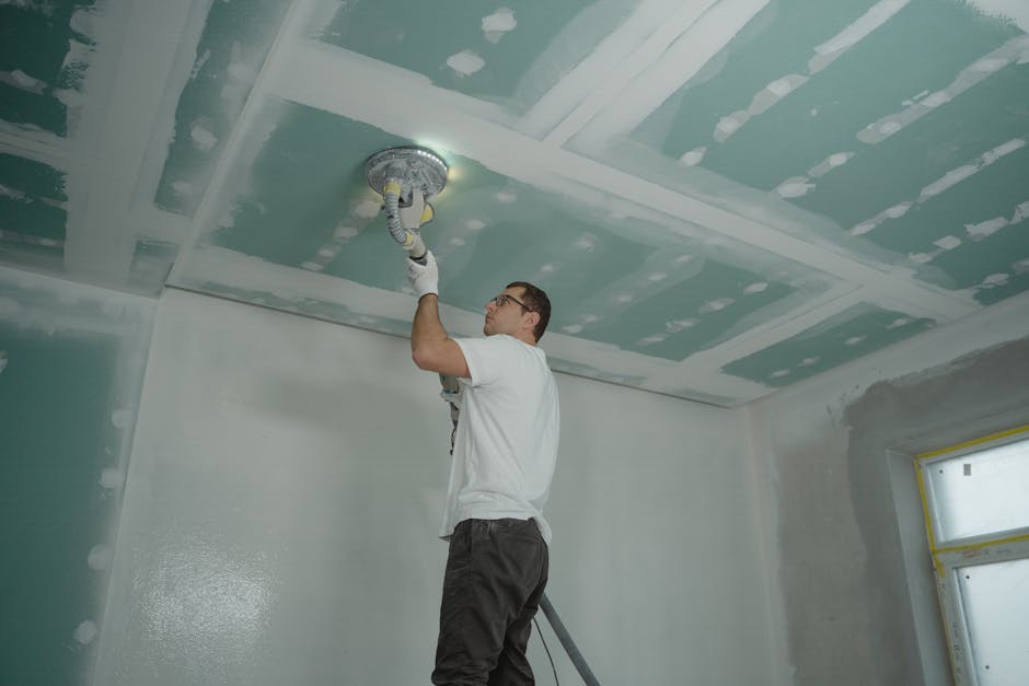 drywall finishing sanding home interior