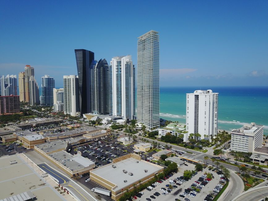 Miami development site skyline